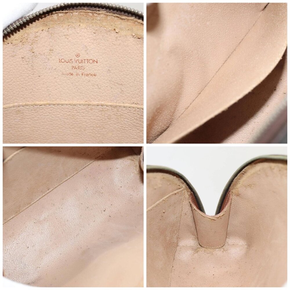 LOUIS VUITTON Monogram Trousse Demi Ronde Cosmetic Pouch M47520 LV Auth 90360 - Picture 15 of 16